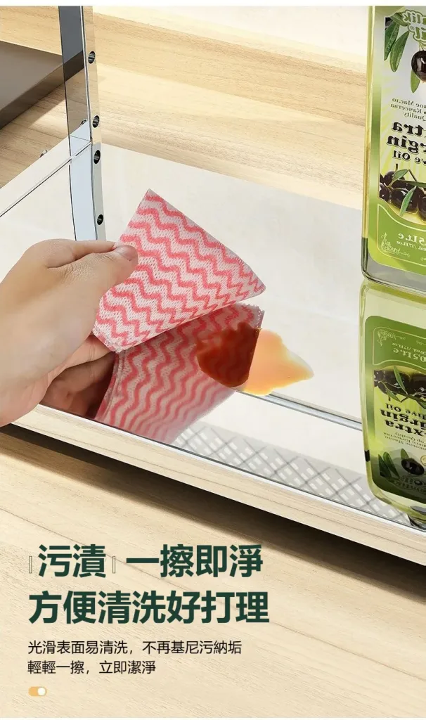 廚房鍋太多沒地放？不銹鋼調料鍋具收納置物架，科學分區，一站式收納瓶罐刀叉，鏤空瀝水設計，保持餐具乾爽，告別凌亂，享受烹飪的樂趣！ - 8